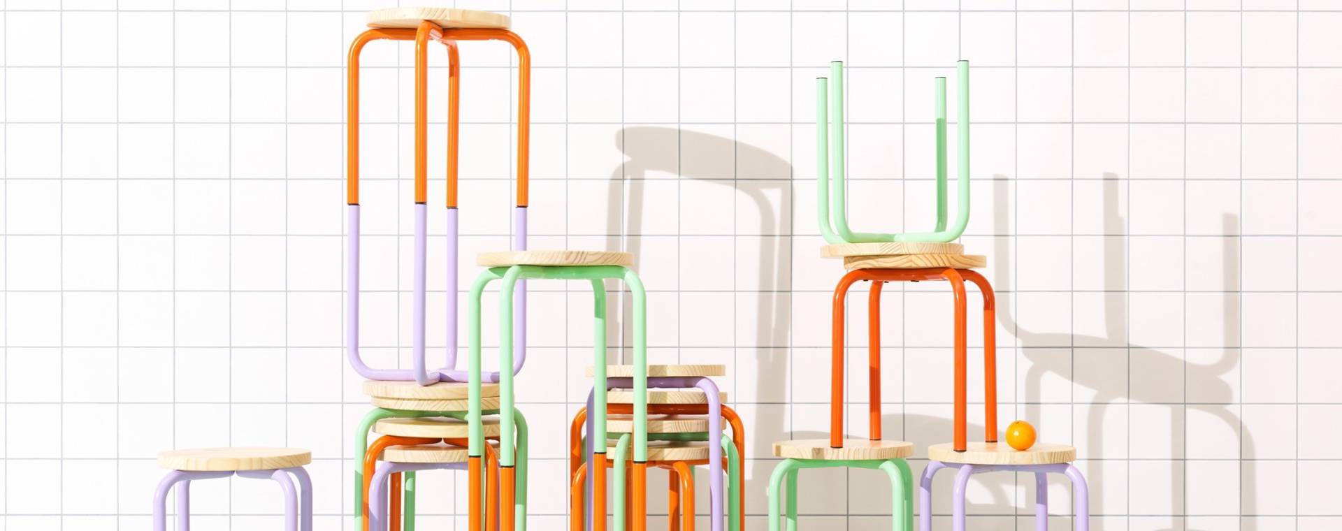 Färgglada stolar från IKEA